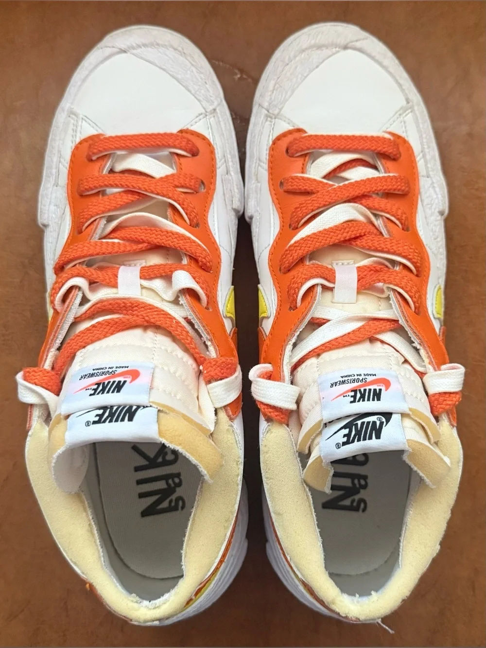 Nike x Sacai Blazer Low Magma Orange DD1877-100 Men’s 9